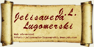 Jelisaveta Lugomerski vizit kartica
